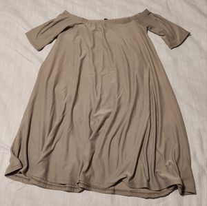 Off the shoulder dress